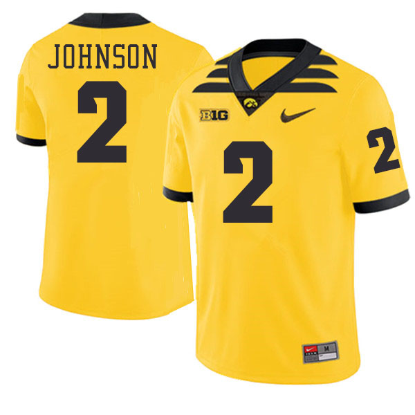 Kaleb Johnson Iowa Jersey,University Of Iowa Hawkeyes Fotoball Uniforms,Jersey,Gears-Throwback